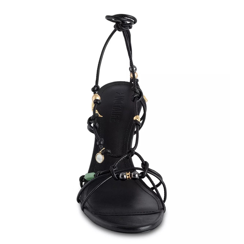 Zadig & Voltaire Women's Alana Embellished Strappy High Heel Sandals NWT